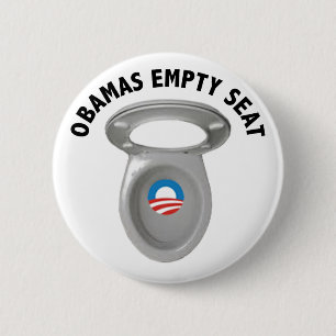 Obama tom stol - toaletten placerar knapp