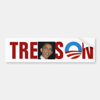 Obama Treason Bildekal