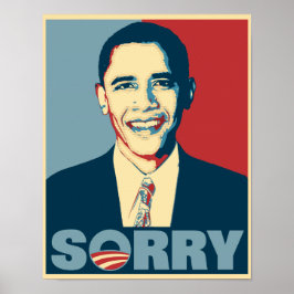 Obama tyvärr poster