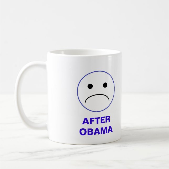 Obama - Under och efter Mugg (Vänster)