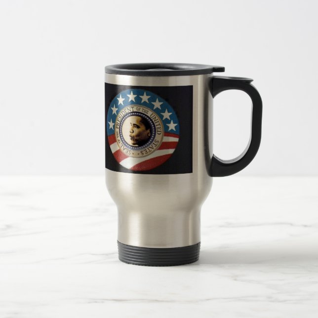 Obama US flaggatravel mug Resemugg (Höger)
