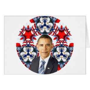 Obama,USA_ Hälsningskort