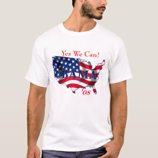 Obama USA manar T-tröja Tröja