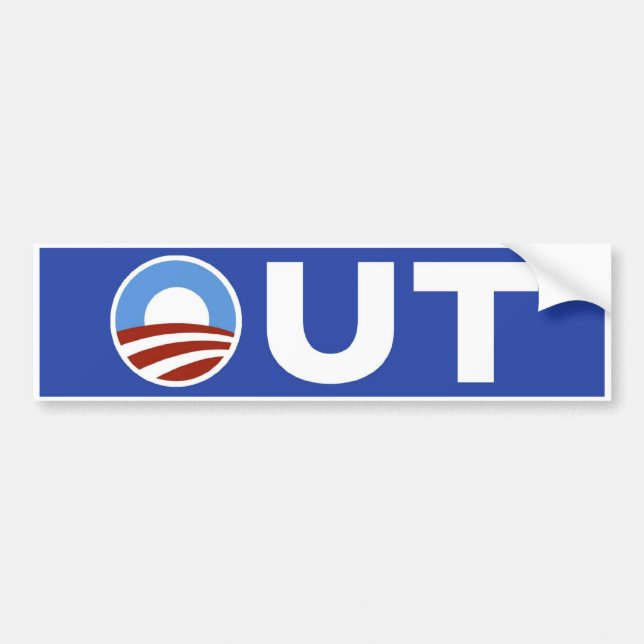 Obama ut 2010 bildekal (Framsidan)