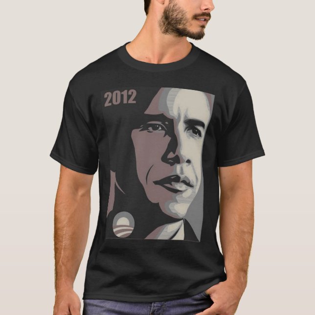 Obama utslagsplats 2012 t shirt (Framsida)