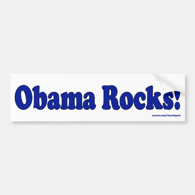 Obama vaggar bildekal (Framsidan)