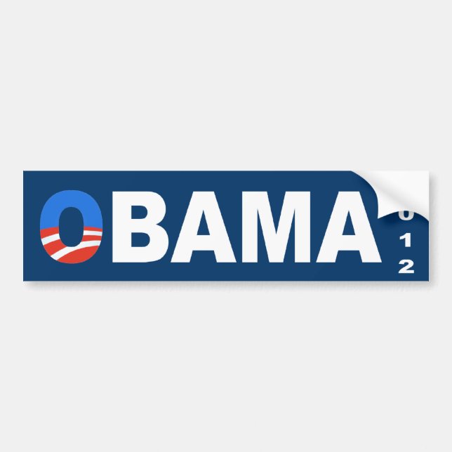 Obama valbildekal 2012 bildekal (Framsidan)