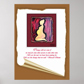 Obama Vi är det ens citat Poster