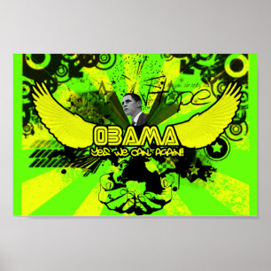Obama (vi kan ja, igen!!), affisch