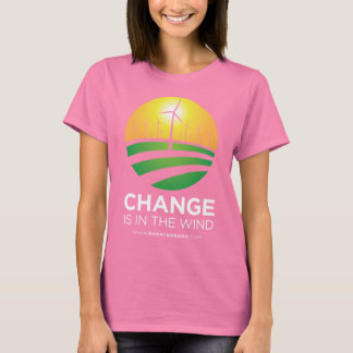 Obama Vind av Change Women's T-Shirt