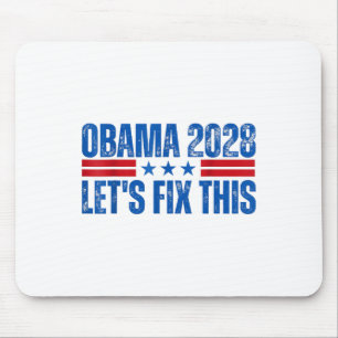 Obama Vintage Retro Patriotic 2028 Politiskt proje Musmatta