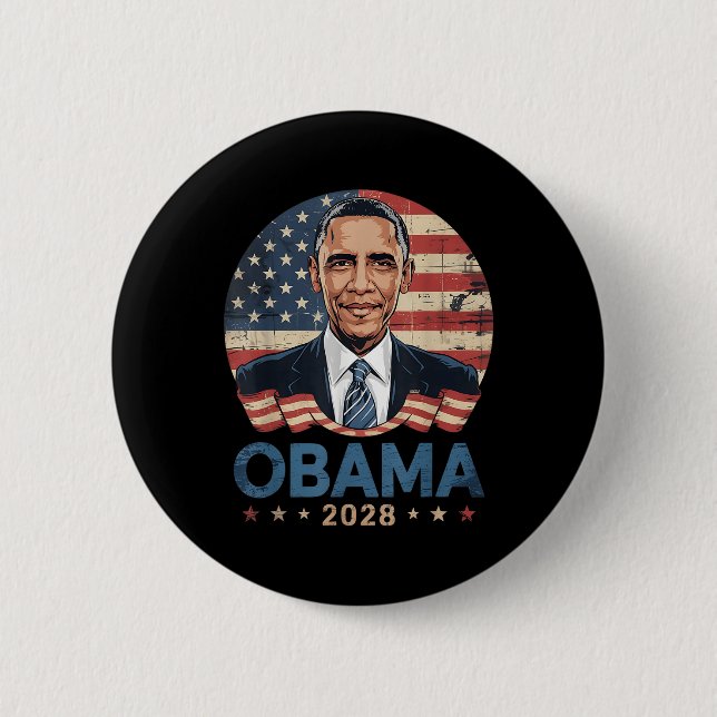 Obama Vintagens president 2028 Obama _17 Knapp (Framsida)