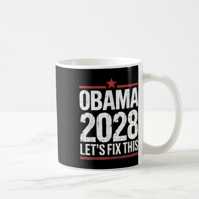 Obama Vintagens president 2028 Obama 5 Kaffemugg (Höger)