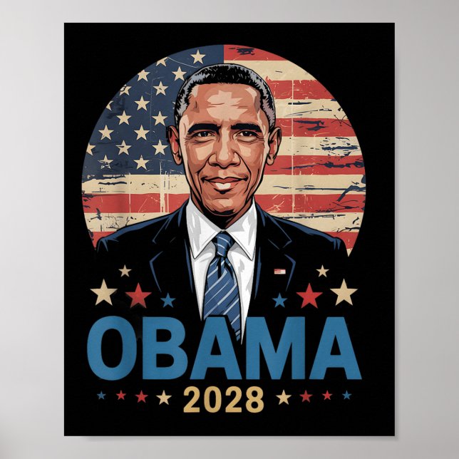 Obama Vintagens president 2028 Obama Poster (Framsidan)