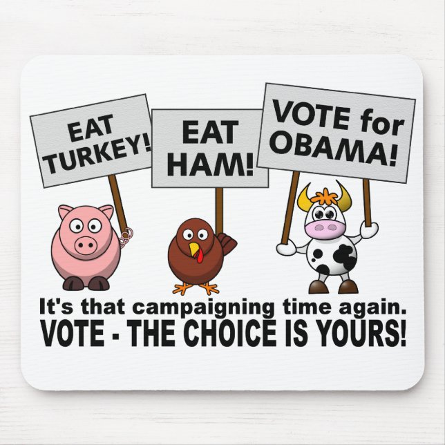 Obama Vote mousepad Musmatta (Framsidan)