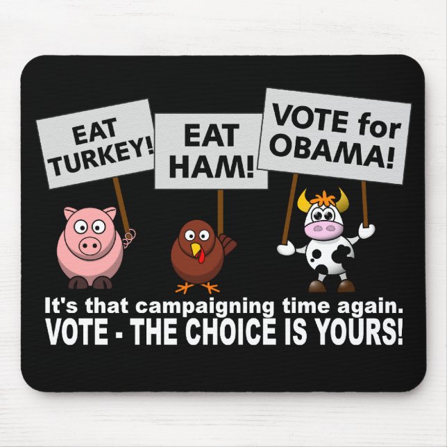 Obama Vote mousepad Musmatta (Framsidan)