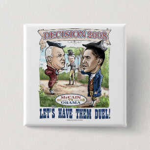 Obama vs den McCain duellen o2008 Knapp