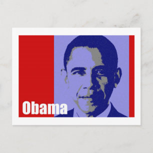 Obama Vykort