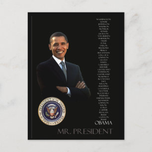 Obama Vykort