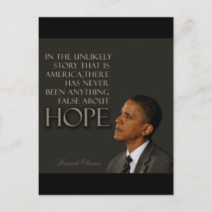 Obama Vykort