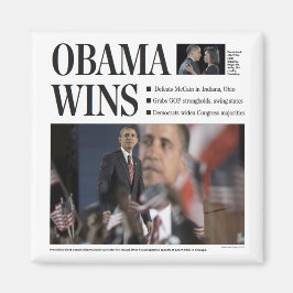 Obama Wins Magnet