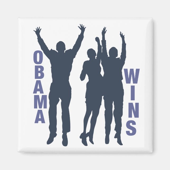 Obama Wins Magnet (Framsidan)