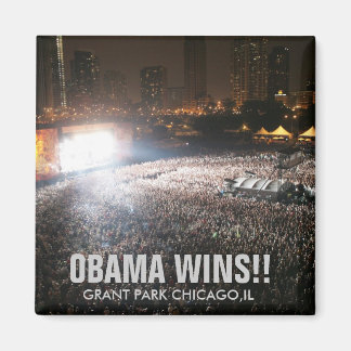 OBAMA WINS! MAGNET