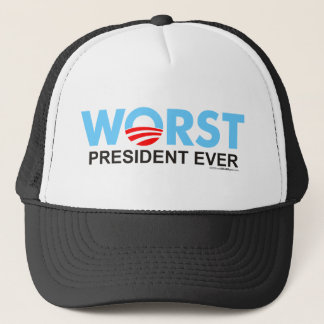 Obama WorstEver Truckerkeps