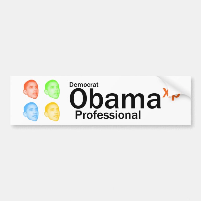 Obama XP professionell Bildekal (Framsidan)