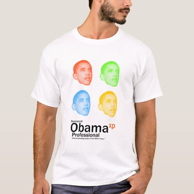 Obama XP professionell Tee Shirt (Framsida)