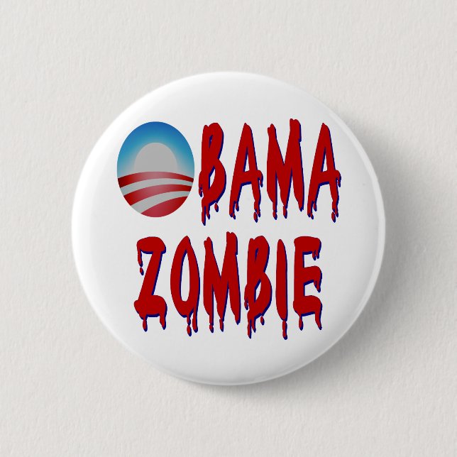 Obama Zombie Knapp (Framsida)