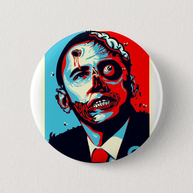 obama zombie knapp (Framsida)
