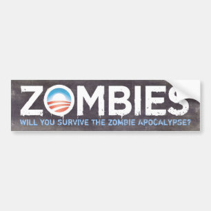 Obama Zombiesbildekal Bildekal