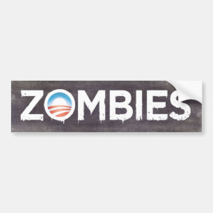 Obama Zombiesbildekal Bildekal