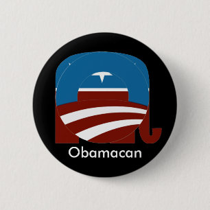 Obamacan knäppas, mörk knapp