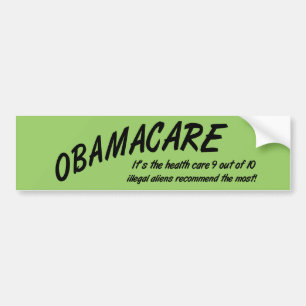 Obamacare Anti Obama rolig bildekal
