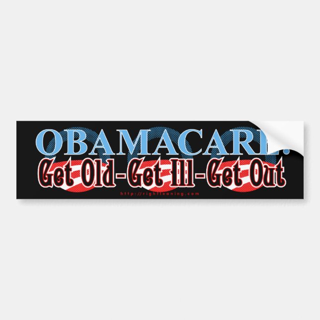 Obamacare Bildekal (Framsidan)