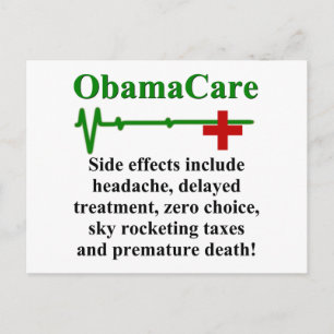 ObamaCare biverkningar Vykort