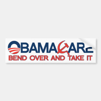 ObamaCare, Böj dig och ta det. Bildekal
