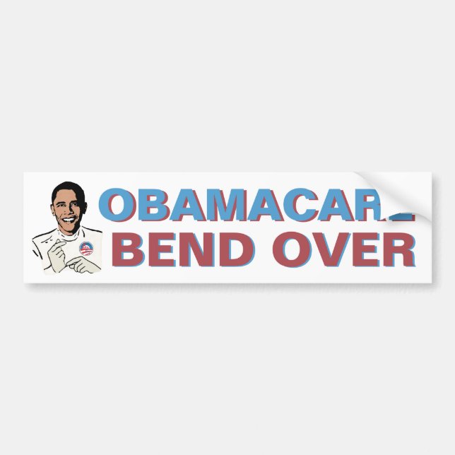 Obamacare Bumper Sticker Bildekal (Framsidan)