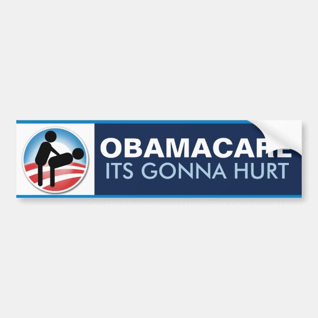 Obamacare dess gå att ont bildekal (Framsidan)