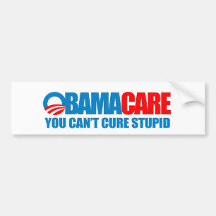 Obamacare - du kan inte kurera dumt bildekal