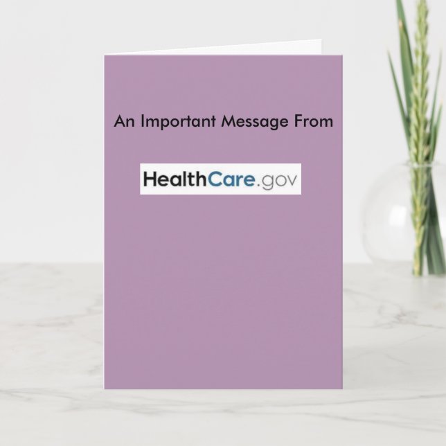 Obamacare får det väl kortet kort (Framsida)