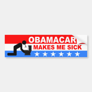 ObamaCare gör mig sjuk Bildekal