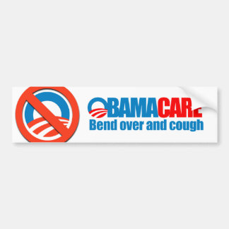 Obamacare - krökning över och hosta bildekal