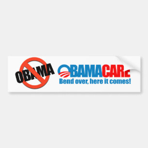 Obamacare - krökningen över den kommer här bildekal