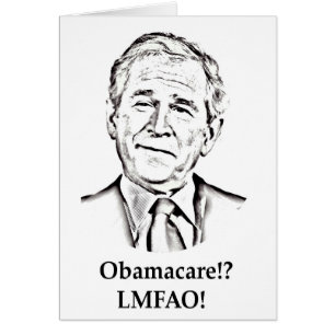 Obamacare LMFAO Hälsningskort