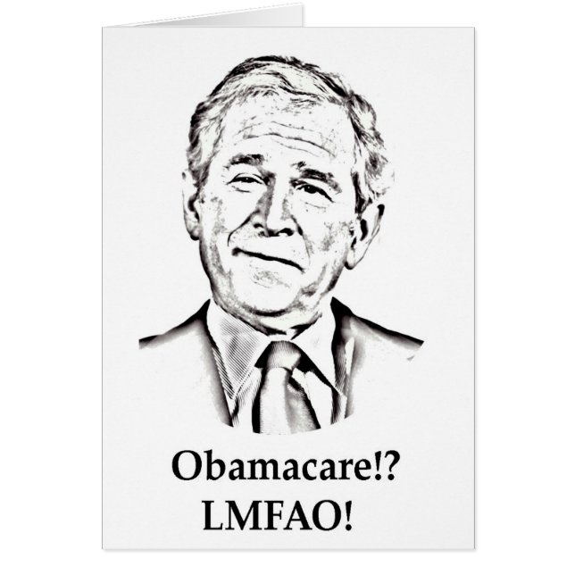 Obamacare LMFAO Hälsningskort (Framsidan)