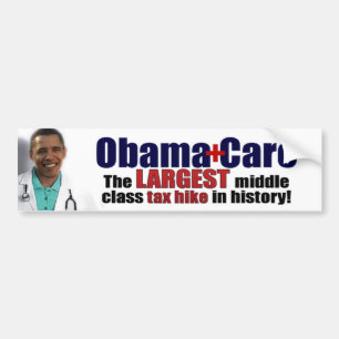 ObamaCare: Medelklassskattvandring Bildekal