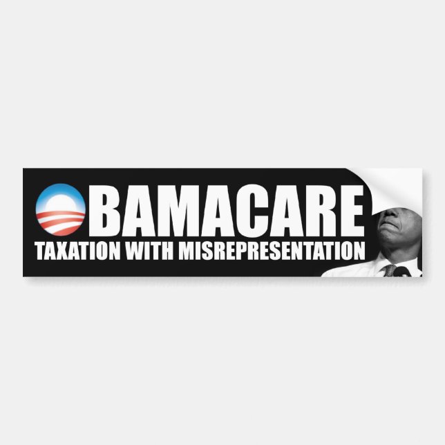 ObamaCare: SkattMisrepresentation Bildekal (Framsidan)